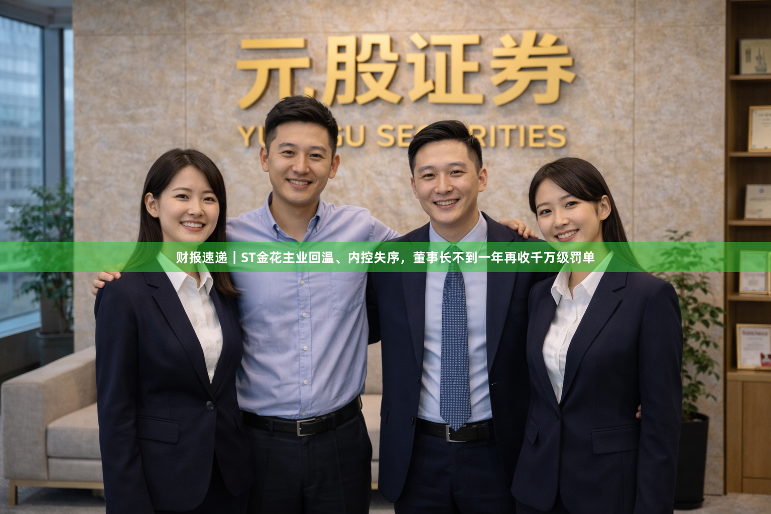 财报速递｜ST金花主业回温、内控失序，董事长不到一年再收千万级罚单