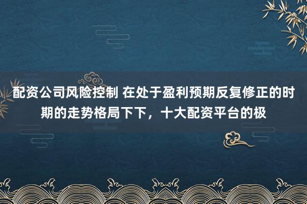 配资公司风险控制 在处于盈利预期反复修正的时期的走势格局下下，十大配资平台的极